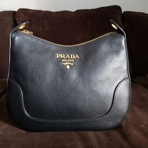 PRADA DAINO VITELLO Medium Hobo